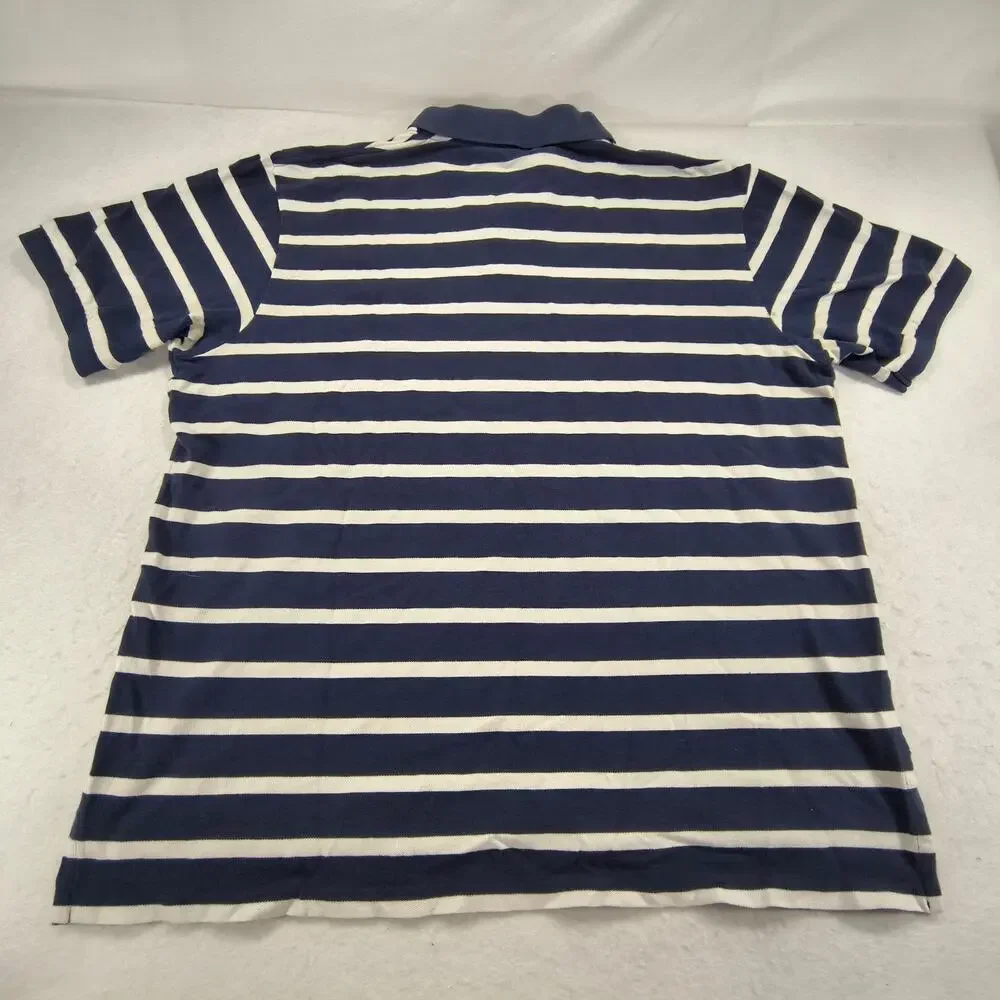Polo by Ralph Lauren Short Sleeve Collared Polo Shirt Mens Size 2XB Navy White
